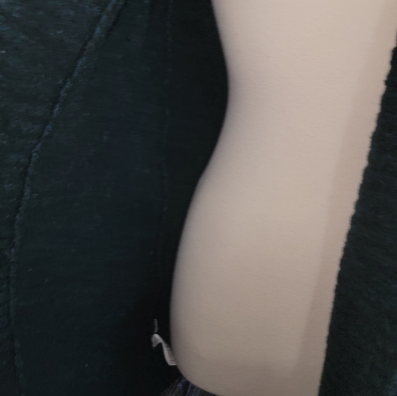 LOFT Sleeveless Cardigan Size XS/S Green/Black - Picture 6 of 8